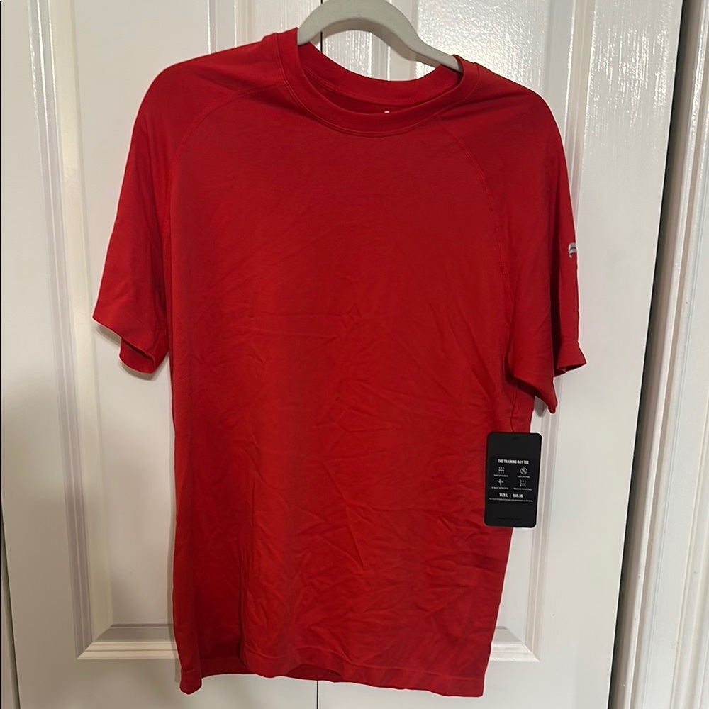 Fabletics Red “The Training Day Tee”